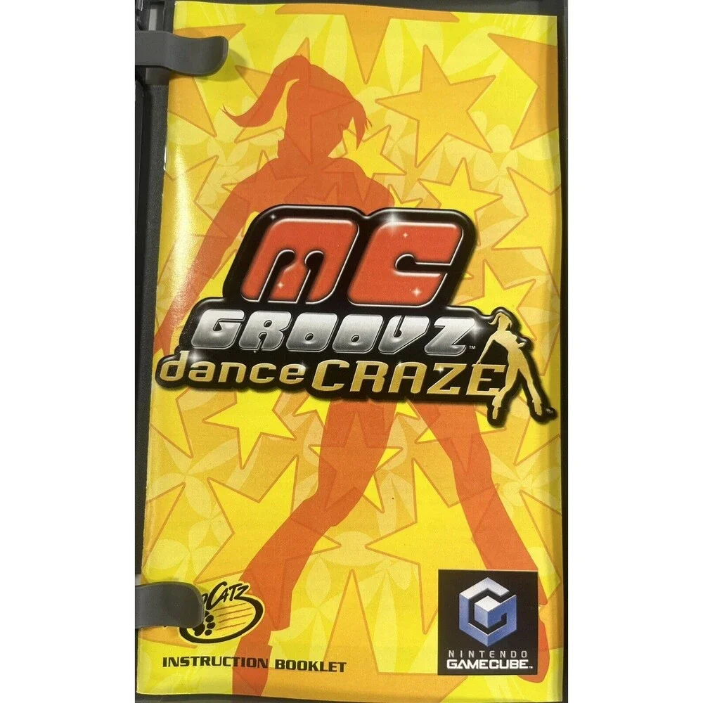 MC Groovz Dance Craze Nintendo GameCube, 2004 Complete with Manual Tested